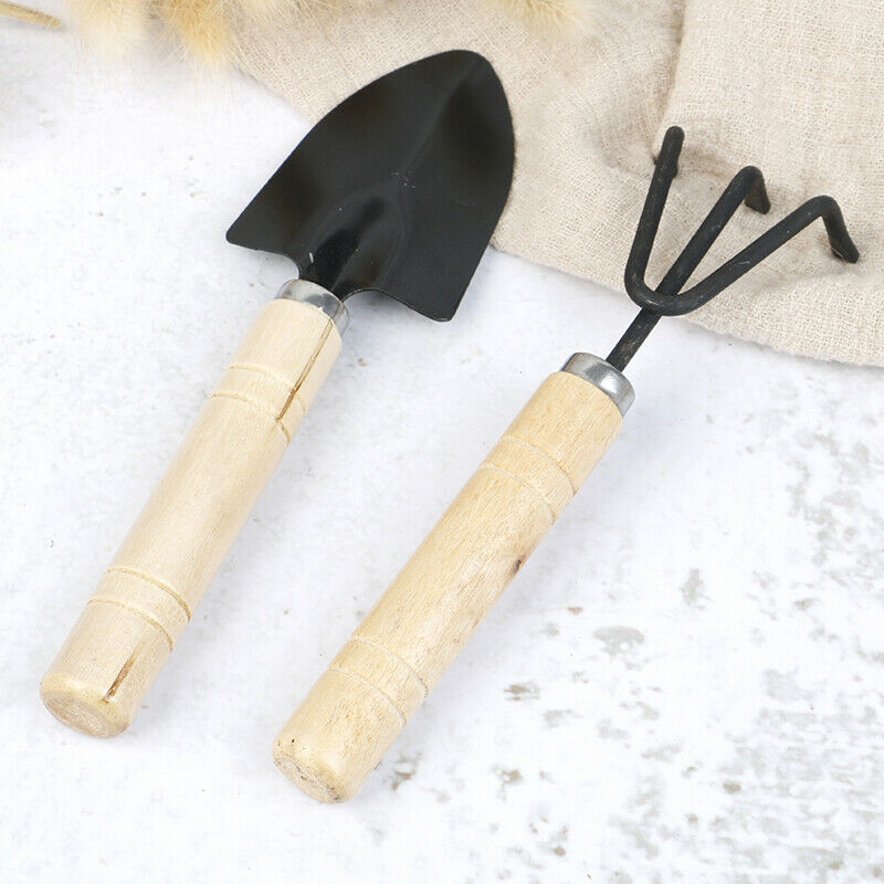 2pc Gardening Tools Mini Garden For Tools Small Shovel Hoe Plant Potted T.l8
