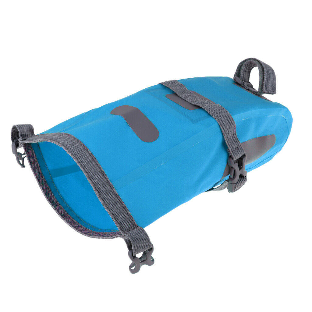 Bike Bicycle Saddle Bag Storage Cycle Seat Pouch Rear Tail Tool Bag Sky Blue