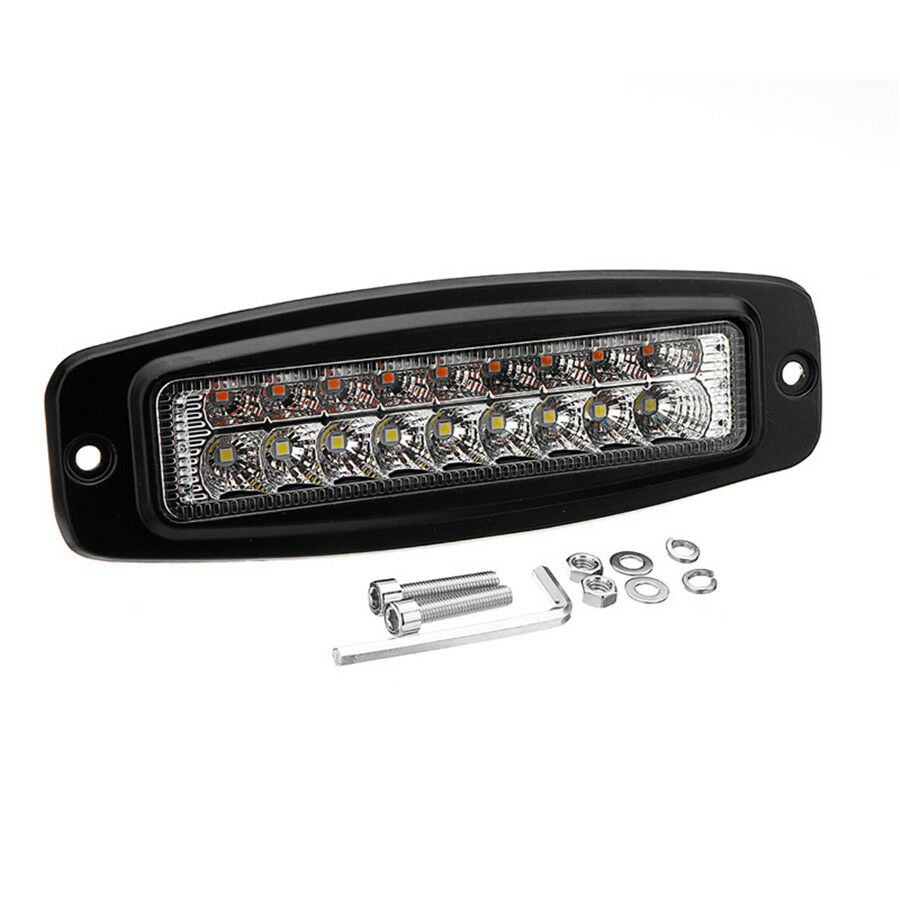 Universal 7.3Inch 54W Dual Colors Combo LED Work Light Car OffRoad DRL Fog Light