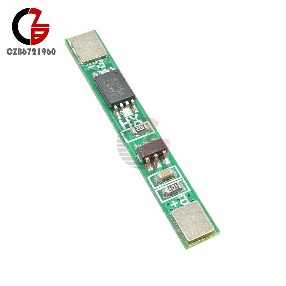 1S 3.7V 2.5A Lithium Battery Protect Board BMS PCM PCB Charge Discharge Module