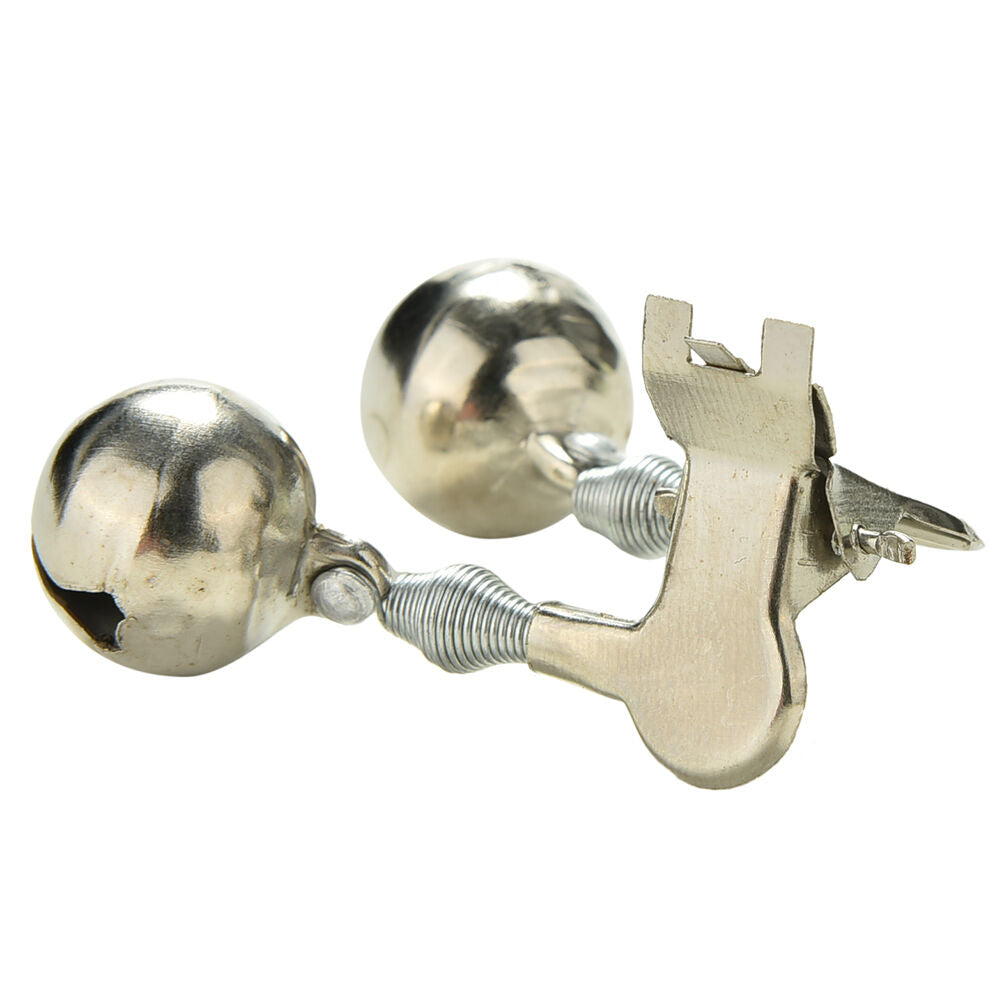 10 PCS Twin Bells Bite Alarm Clip-on for Fishing Rod Outdoor Hot QpO Lt