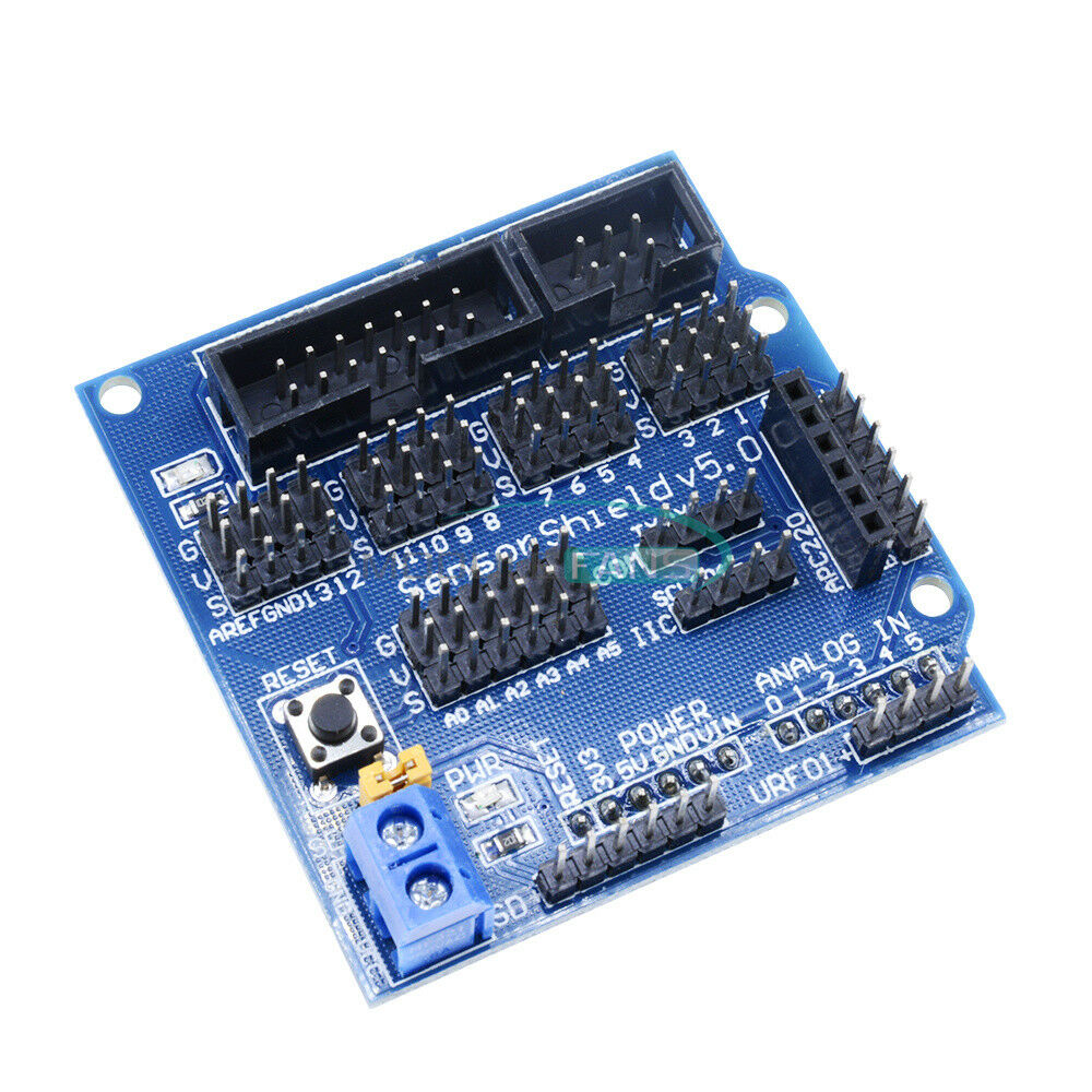 Arduino UNO MEGA Duemilanove Sensor Shield V5 Digital Analog Servo Motor Module