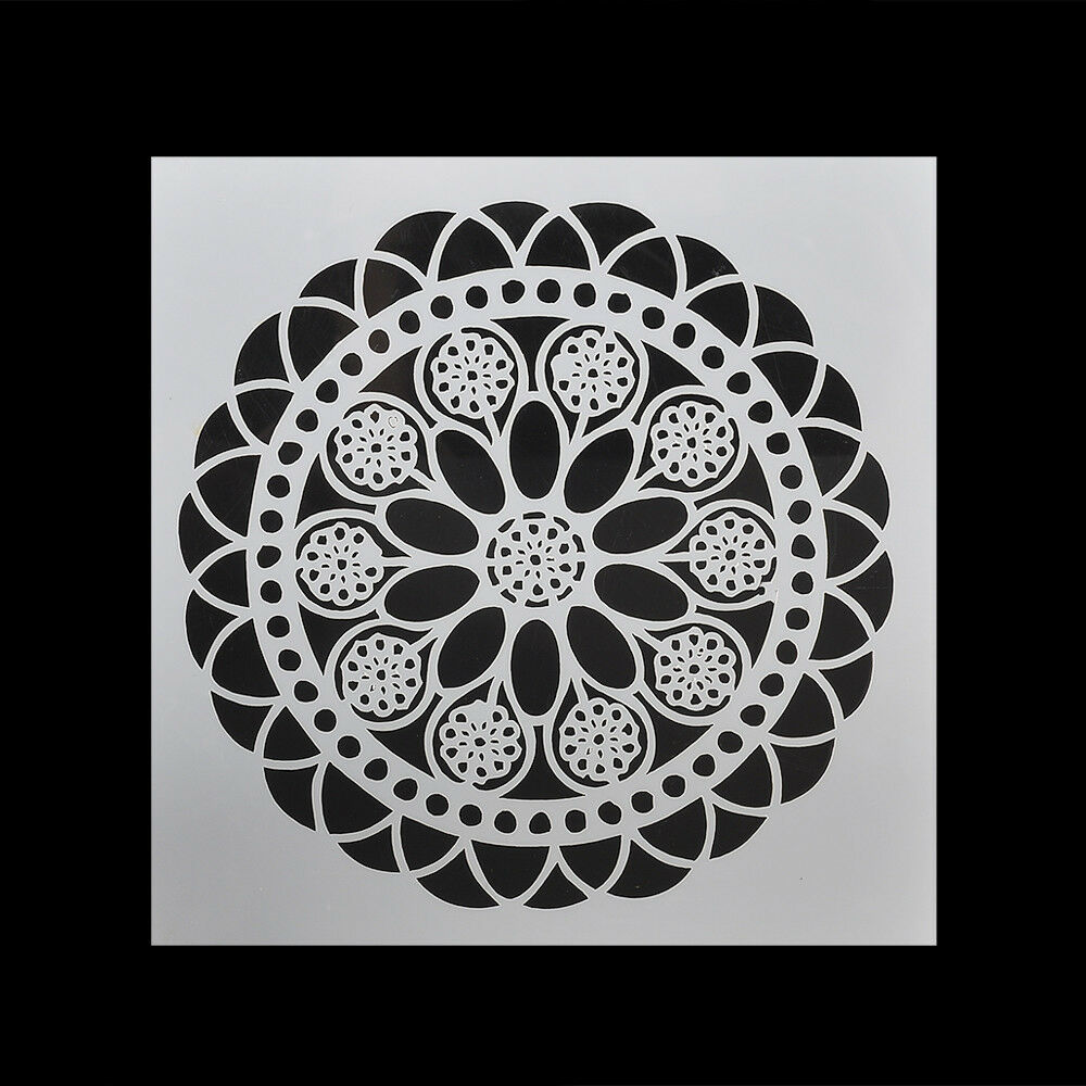 7PCS Craft Embossing Template Wall Painting Layering Stencils Scrapbooking HS88
