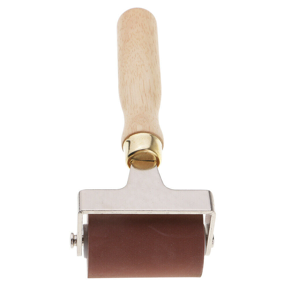 Durable Professional Black Practical Rubber Roller Brayer Painting