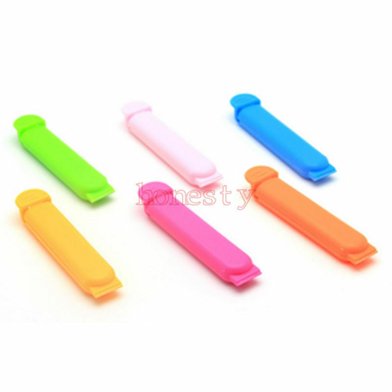 10pcs Kitchen Storage Food Snack Seal Sealing Bag Clips Clamp Plastic