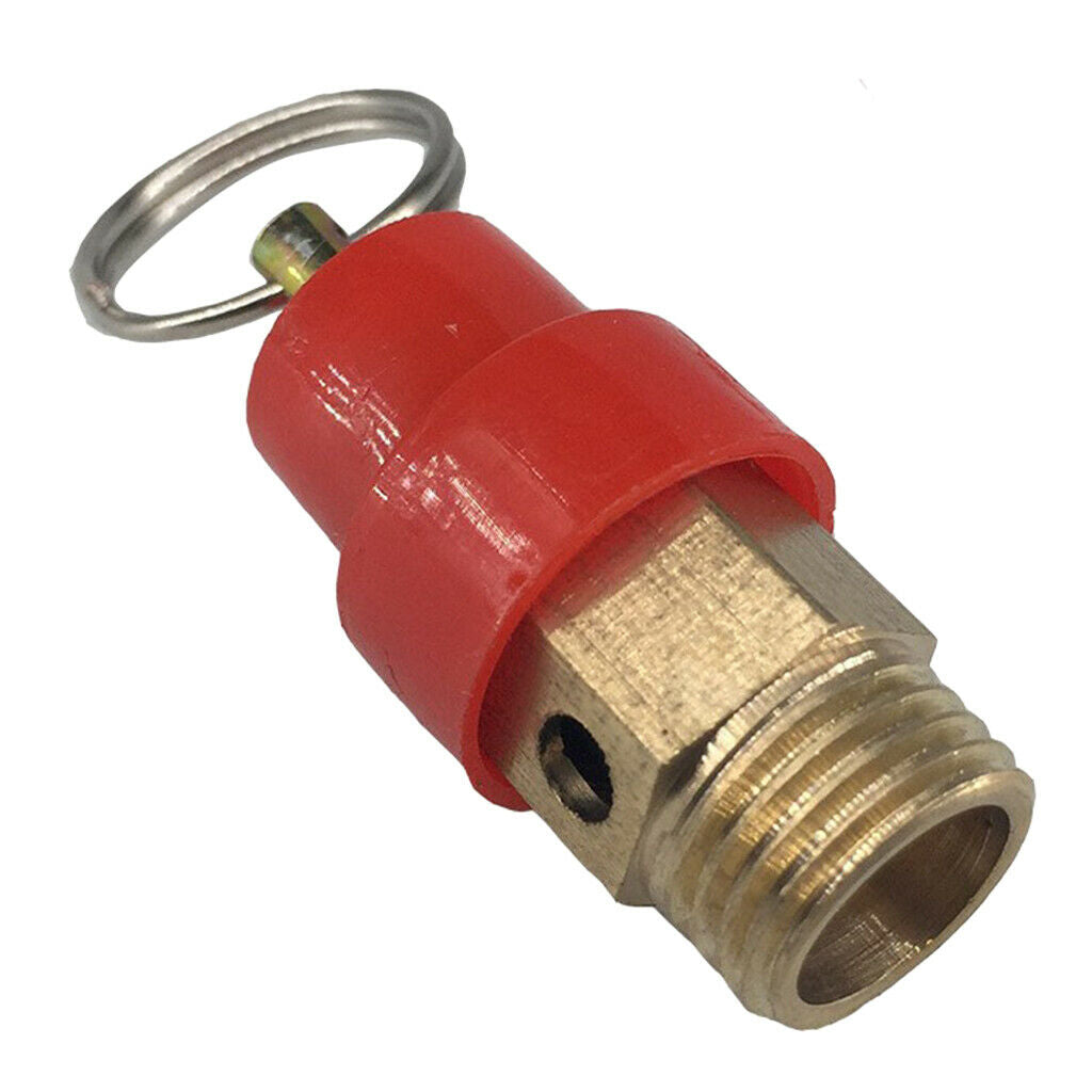 Air Compressor Safety Valve with Pull Ring Pressure Relief Valve 116Psi G1/4