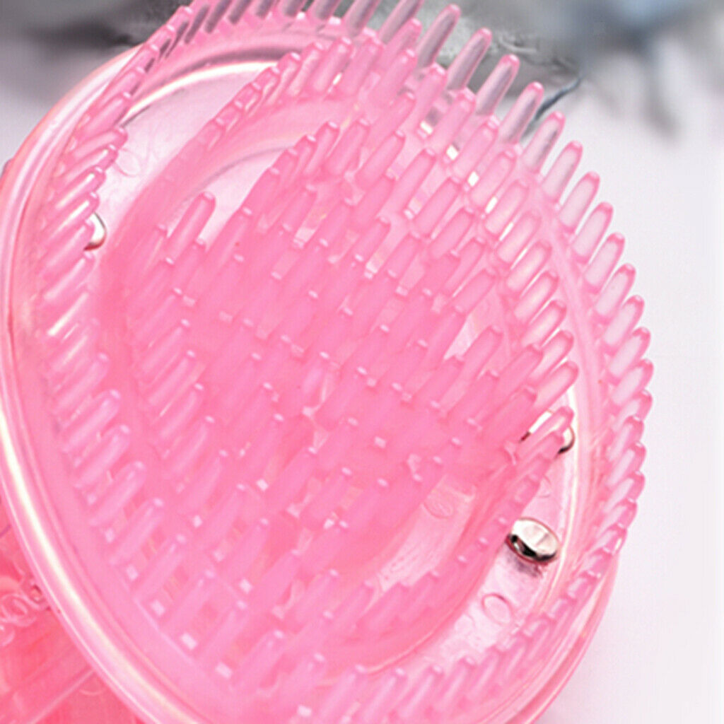 Hair Scalp Massager Shampoo Brush Meridian Brush Scalp Care Brush Pink