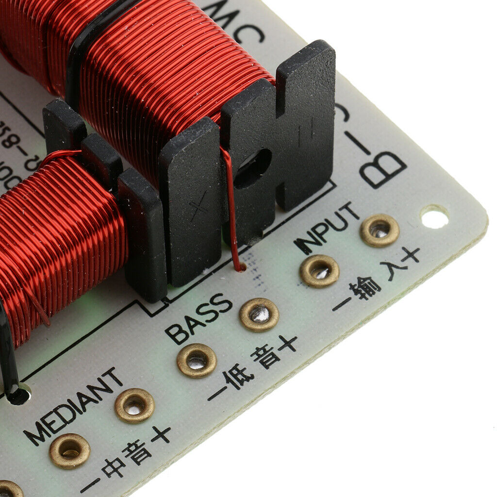 2Pieces 3 Way Audio Speaker Frequency Divider Aplifier Crossover Filter