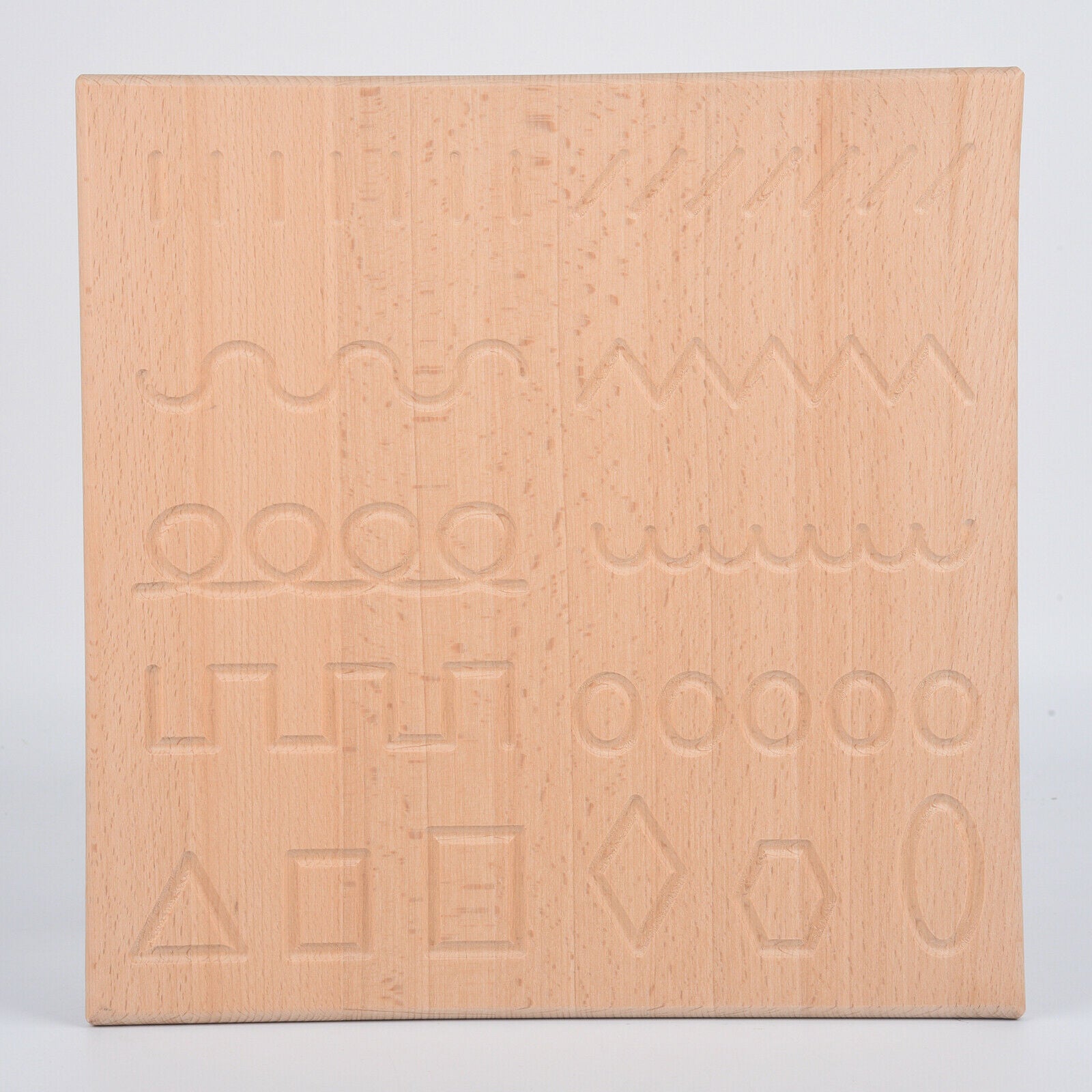 Montessori Educational Wooden ToyBraille Number Tracing Board for Preschool Kids