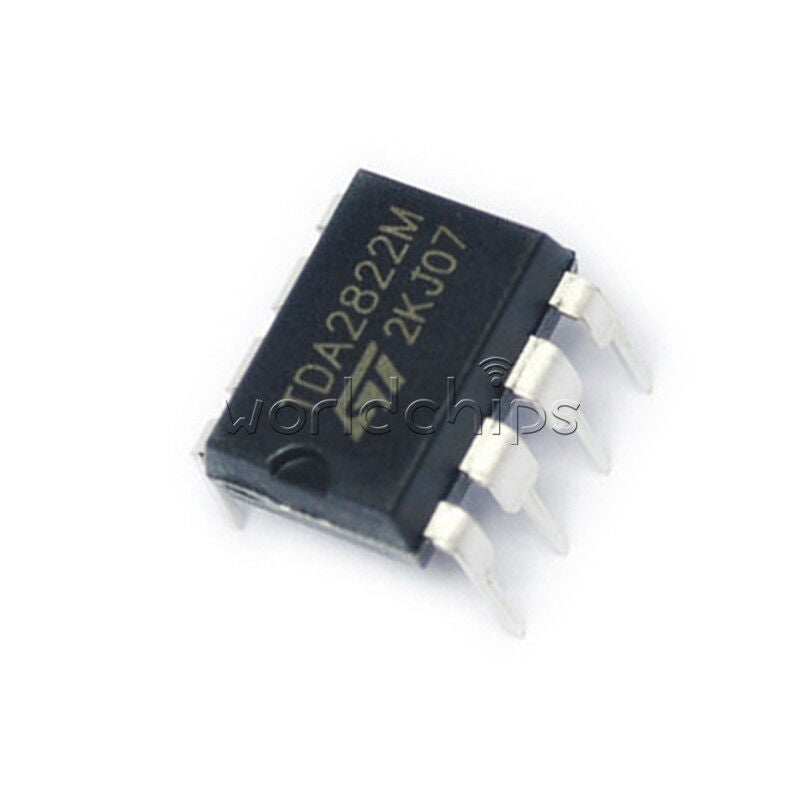 10PCS IC TDA2822M TDA2822 DIP-8 ST AMP AUDIO DUAL LOW VOLT New