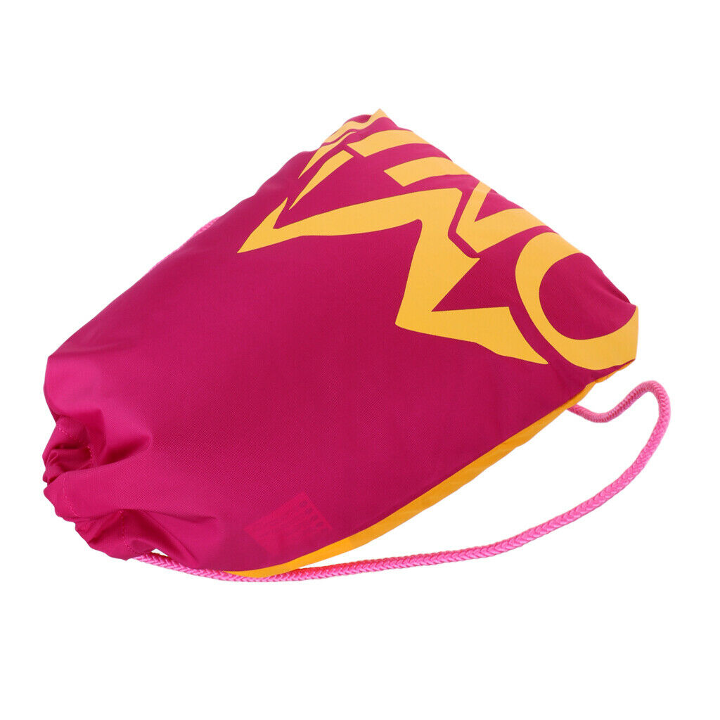 Waterproof Drawstring Bag Sack Backpack Nylon RuckSack Storage Pouch Purple