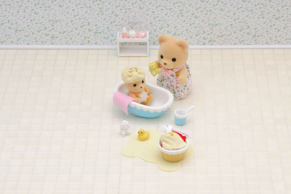 5092 Sylvanian Families Baby Bath Time Ready To Play Set Girls Children Age 3+