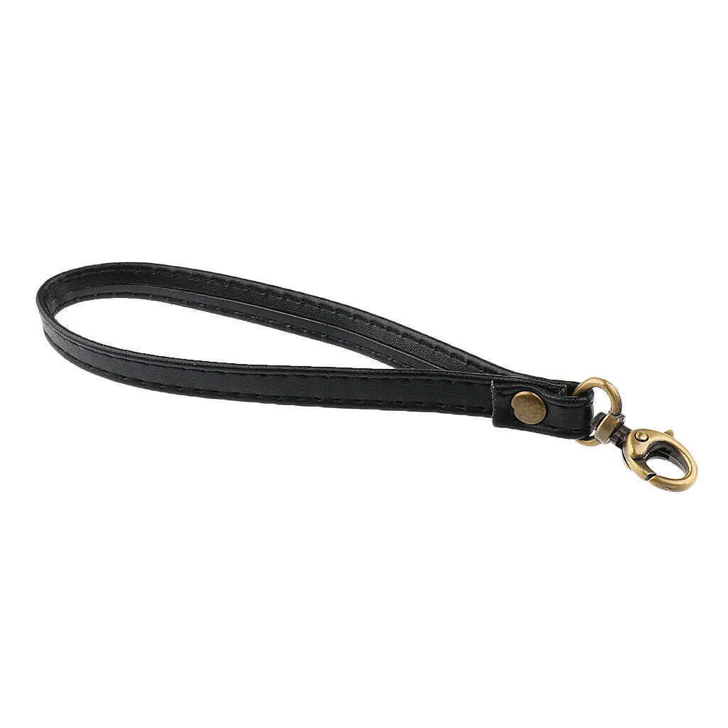 2 Pieces Solid Replacement Leather Wristlet Strap For