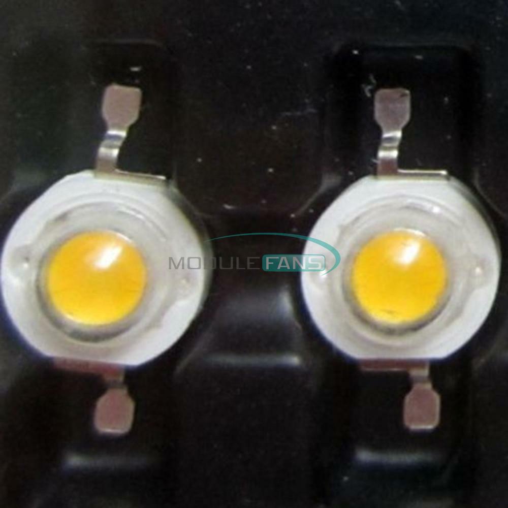 10PCS Warm White 3W Led Chip High Power LED Beads 200LM