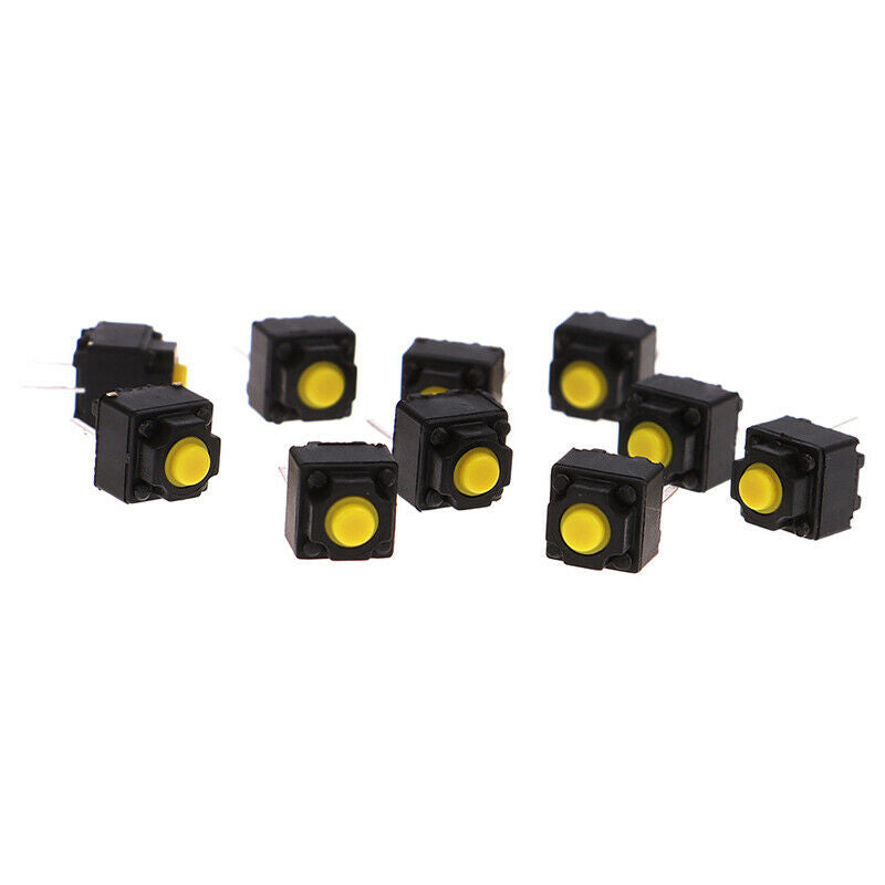 10pcs Mute Button 6*6*7.3mm Silent Switch Micro Mouse Button SwitchDD