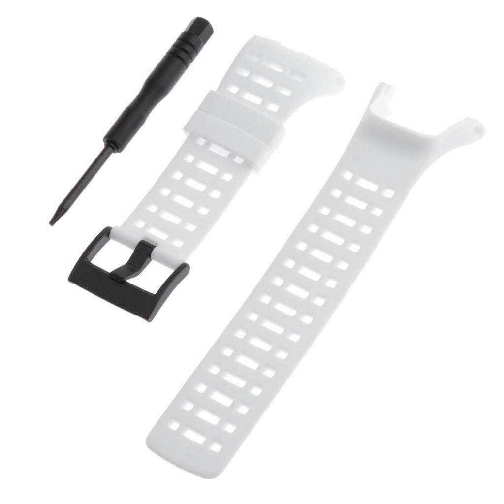 Rubber Replacement Watch Band Strap For SUUNTO Ambit1/Ambit2/Ambit3 White