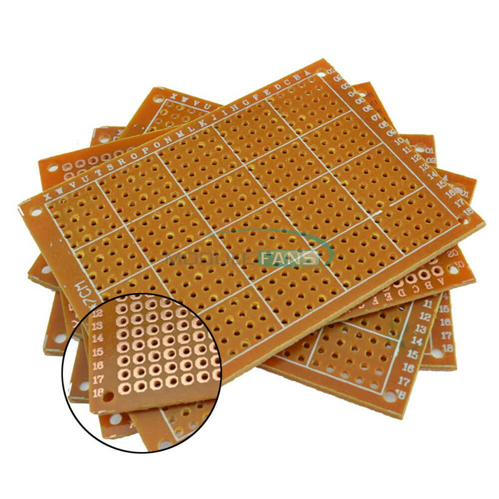 5PCS 5* 7cm DIY Prototype Paper PCB Board Universal 5 x 7cm Breadboard