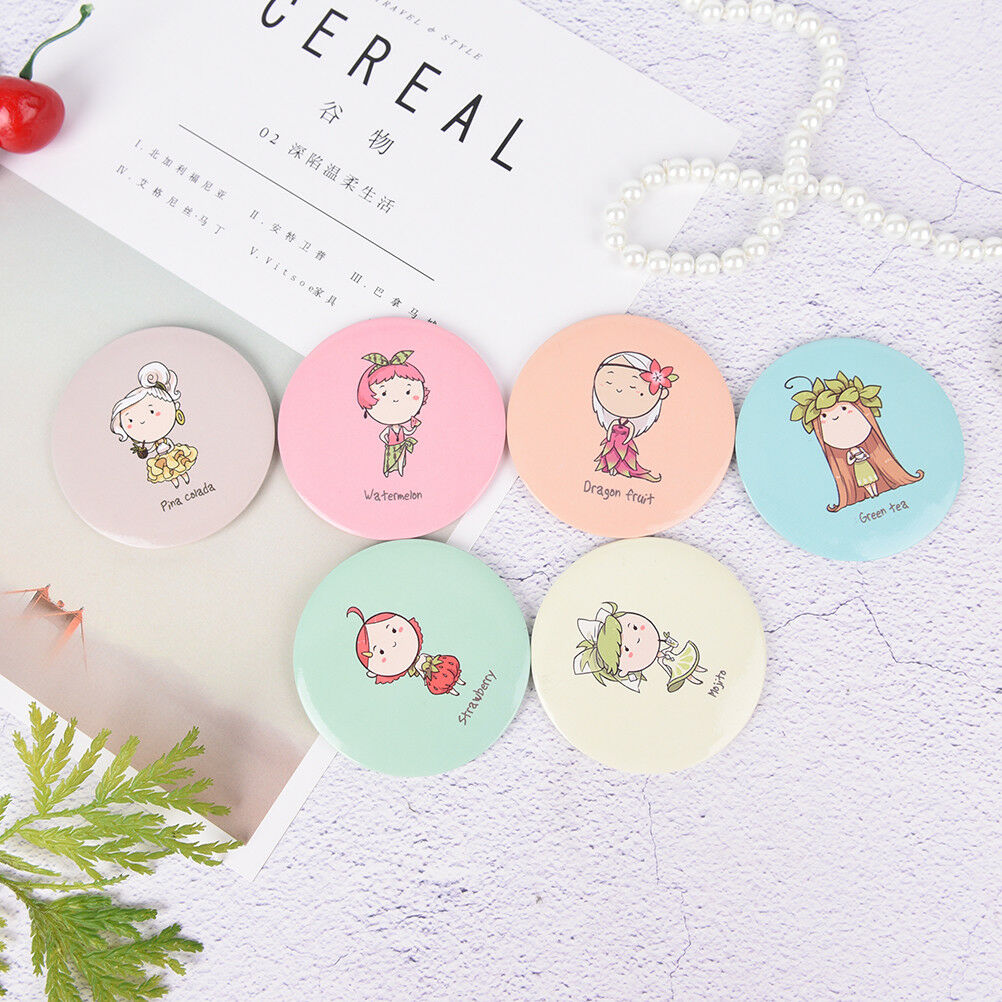 1x Lady Girl Cute Mini Makeup Cosmetic Portable Pocket Mirror Random Colo.l8