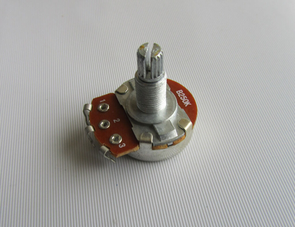 3x B250K Large Linear Electric Guitar Pots 18mm Long Shaft 250K Potentiometer