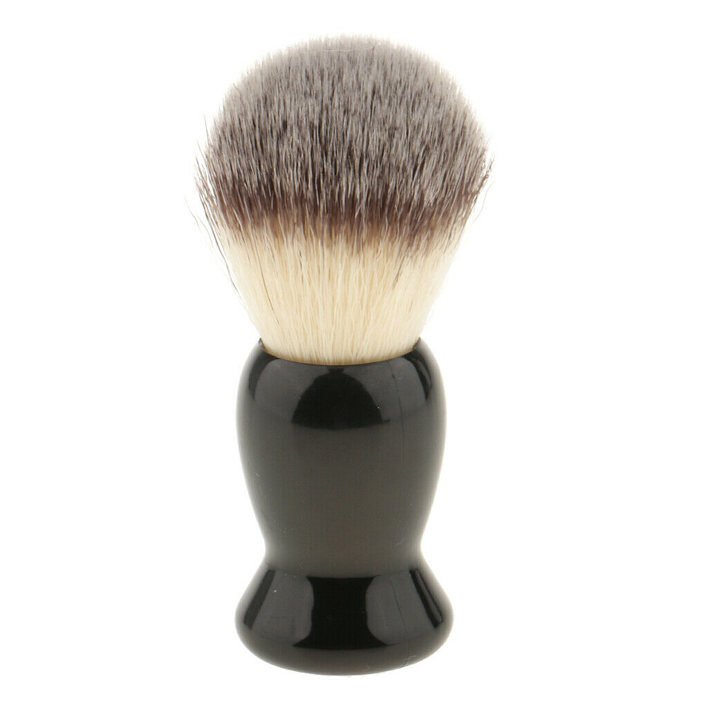 Portable Soft Wet Shaving Brush Salon Barber Shave Tool with ABS Handle Facial
