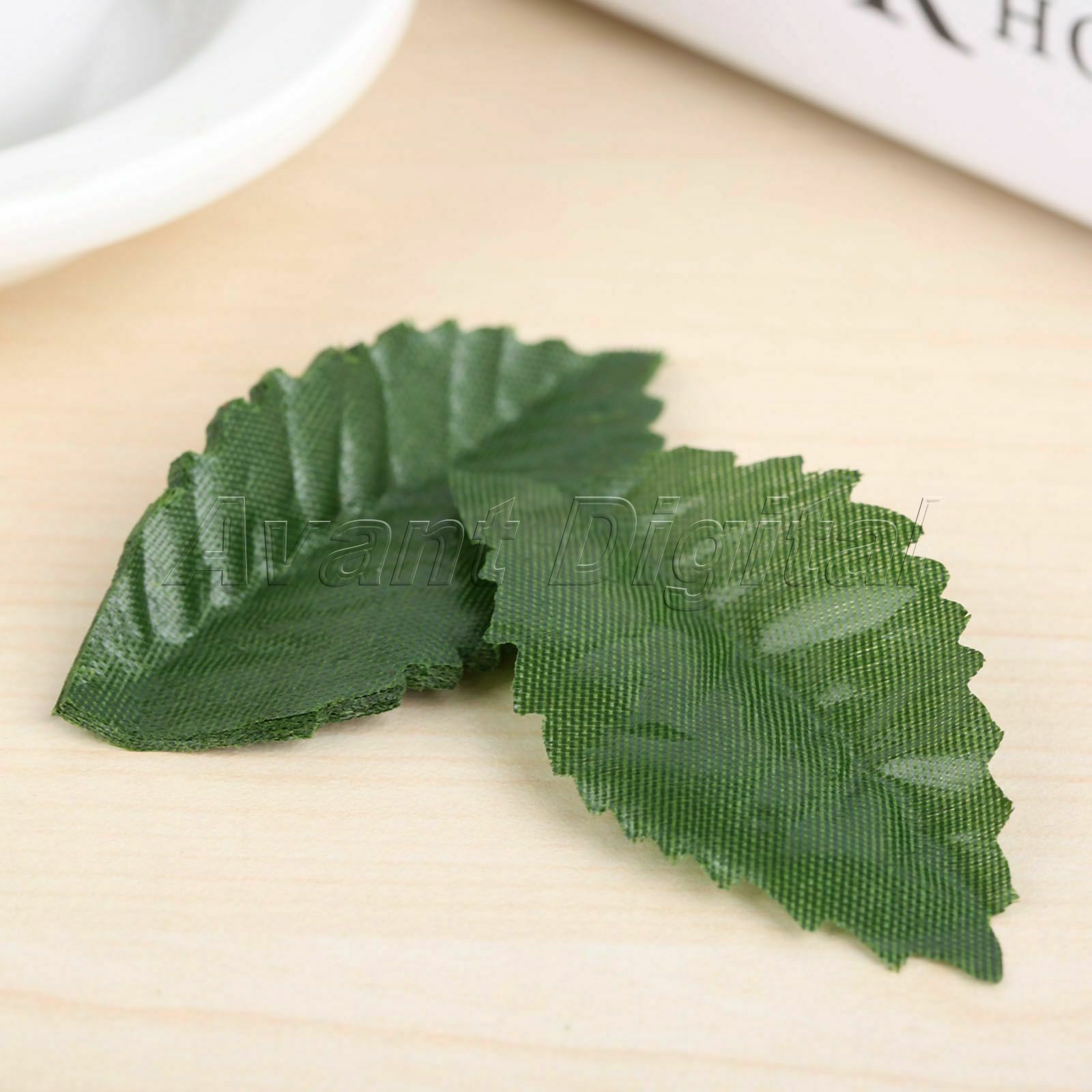 3*6cm Decoration Artificial Rose Flower Leaves Garland Silk Leaf Crafts 100Pcs