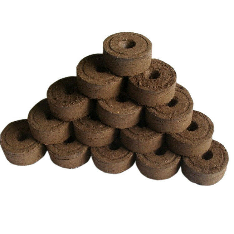10x Plants Starting Nursery Soil Block Garden Cultivate Planting Peat Cultivate