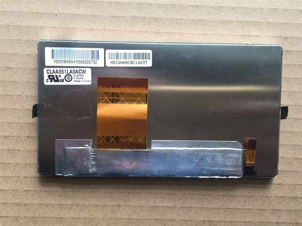 CLAA061LA0ACW 6.1" CPT 800×480 Pixel Format LCD Screen Panel