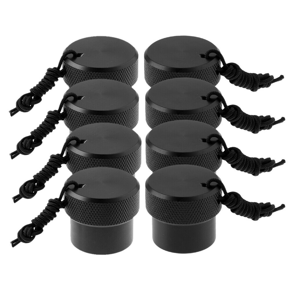 8Pcs ABS Plastic Dive DIN First Stage Tank Valve Dust Plug Replacement Gear