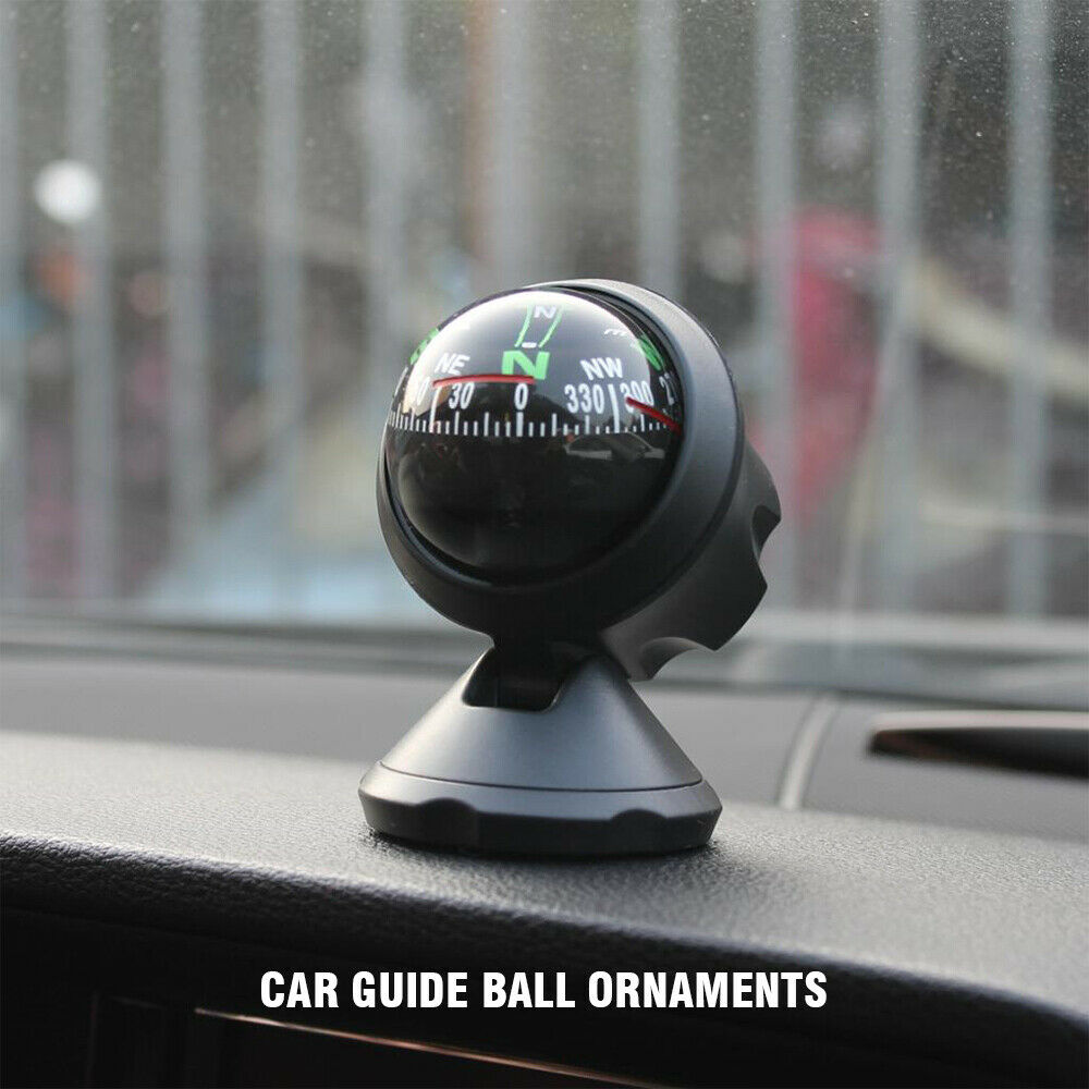 Car Ball Compass Mini Adjustable Multi-Functional Car Dashboard Compass New LIN