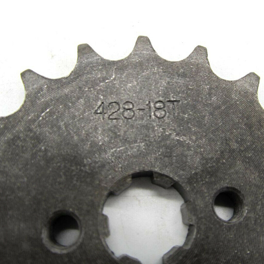 18T Teeth 17mm 428 Chain Front Sprocket Cog for Pit Quad Dirt Bike
