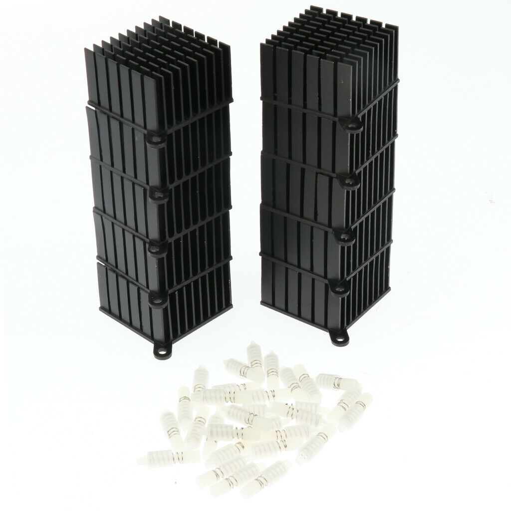 10pcs Aluminum Heat Sink Heatsink,Cooler Cooling for Led Amplifier Transistor IC