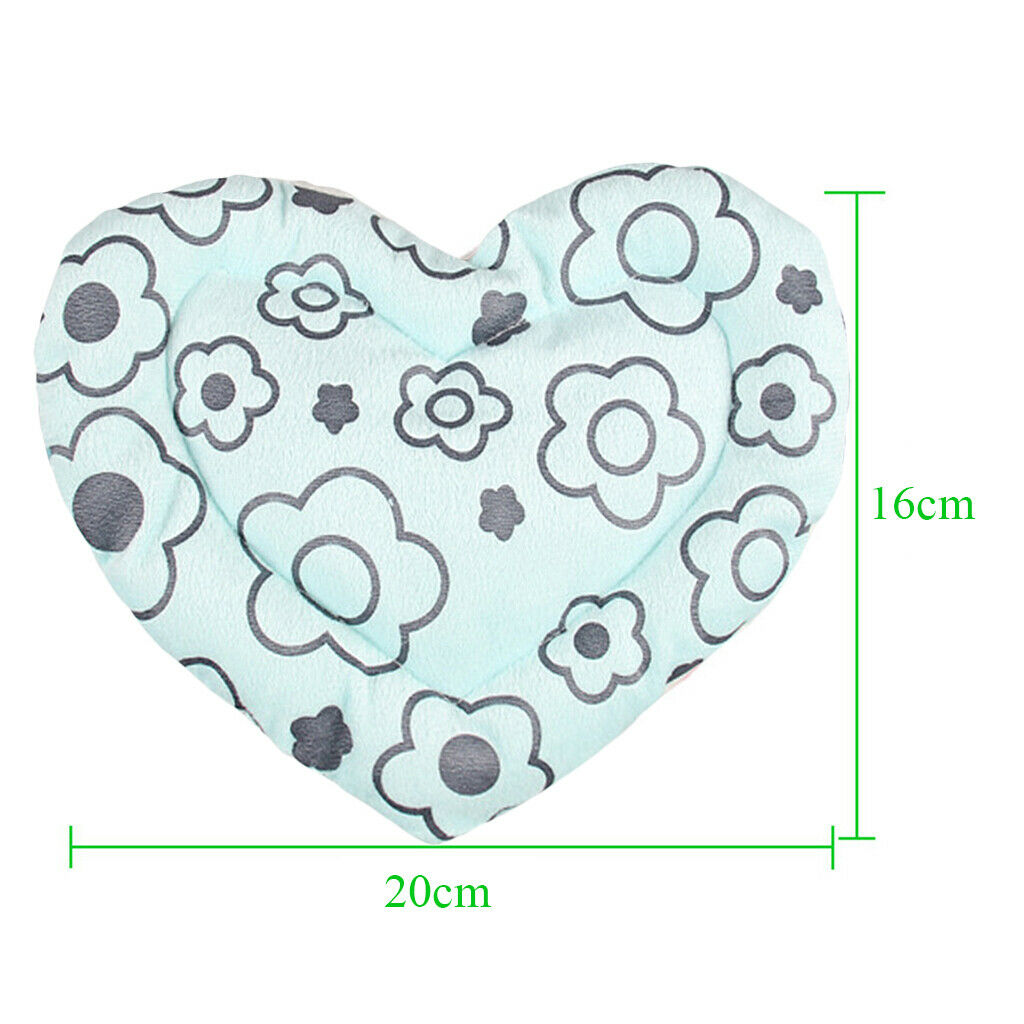 2Pcs Fashion Pet Multifunction Warm House Kennel Sleep Bed Heart Shape Mat