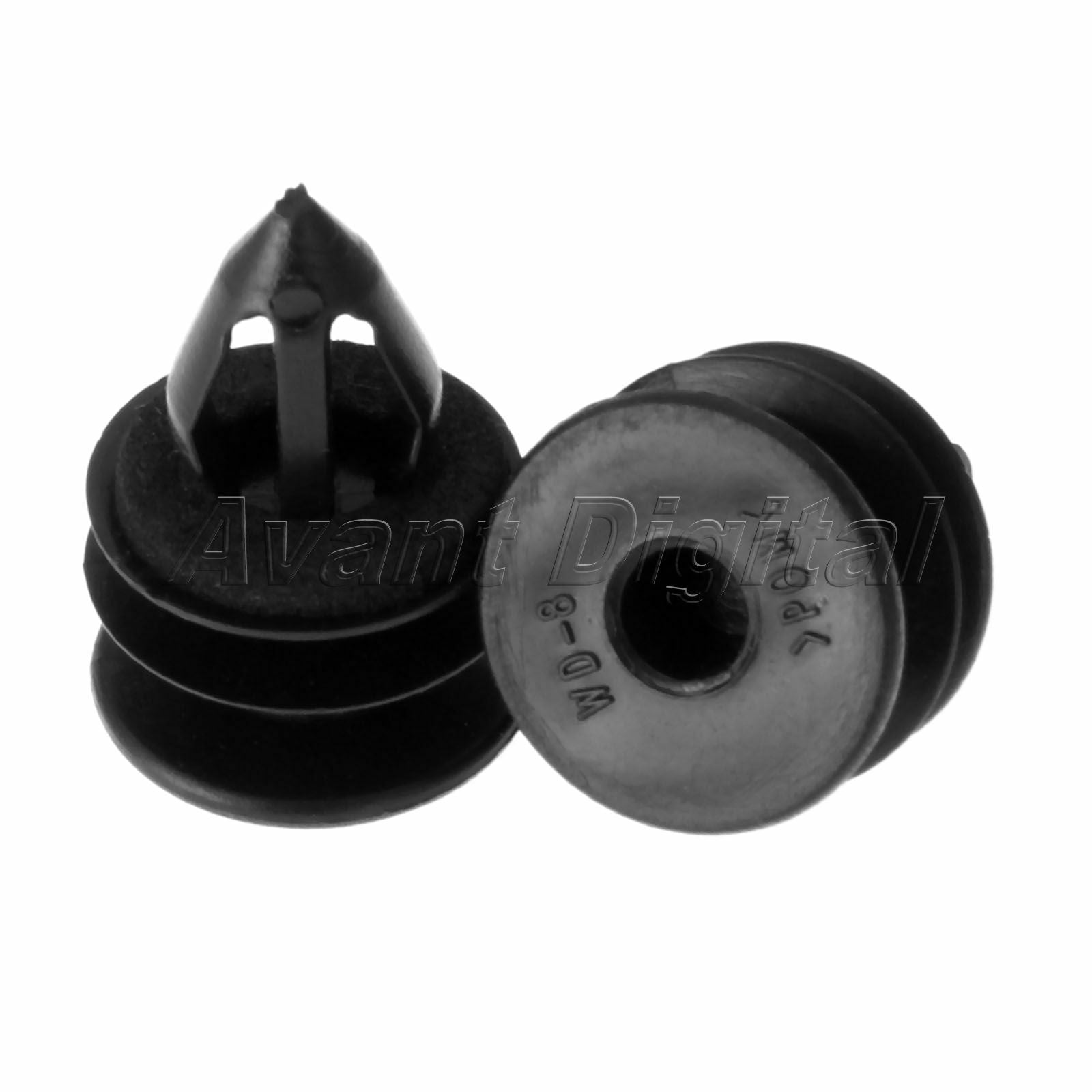 20PC Black Nylon Clips Auto Car For GM Replaces 11519031 Hummer H2 2003-On