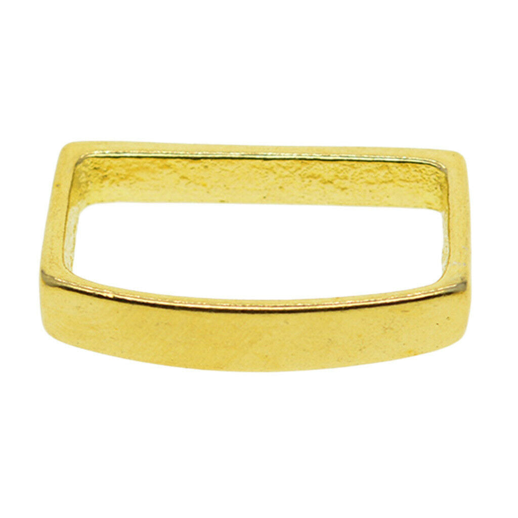 Brass D Ring Belt Loop Keeper Buckle for Leathercraft Bag Accessories 26 mm