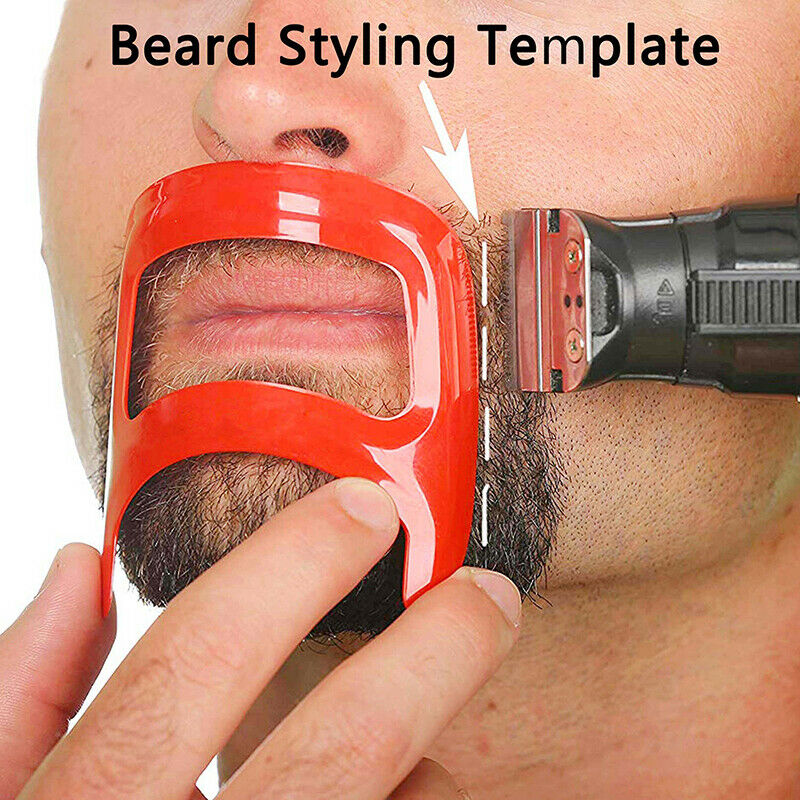Mustache Beard Salon Styling Tools For Men Fashion Shave Shaping Template.l8