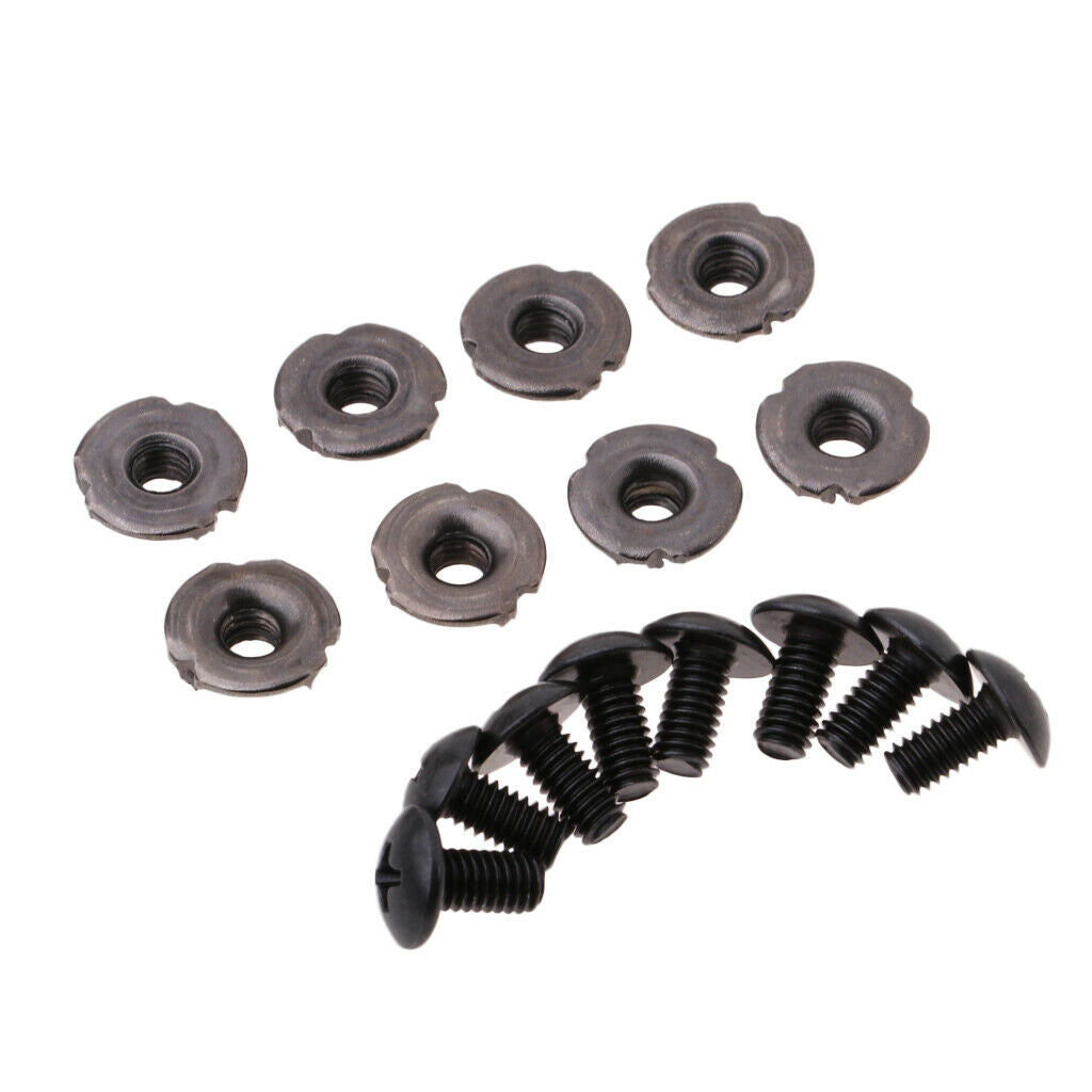 2X 8 Pairs Alloy Inline Skates Screws Nut Bolts Roller Skate Replacement Parts