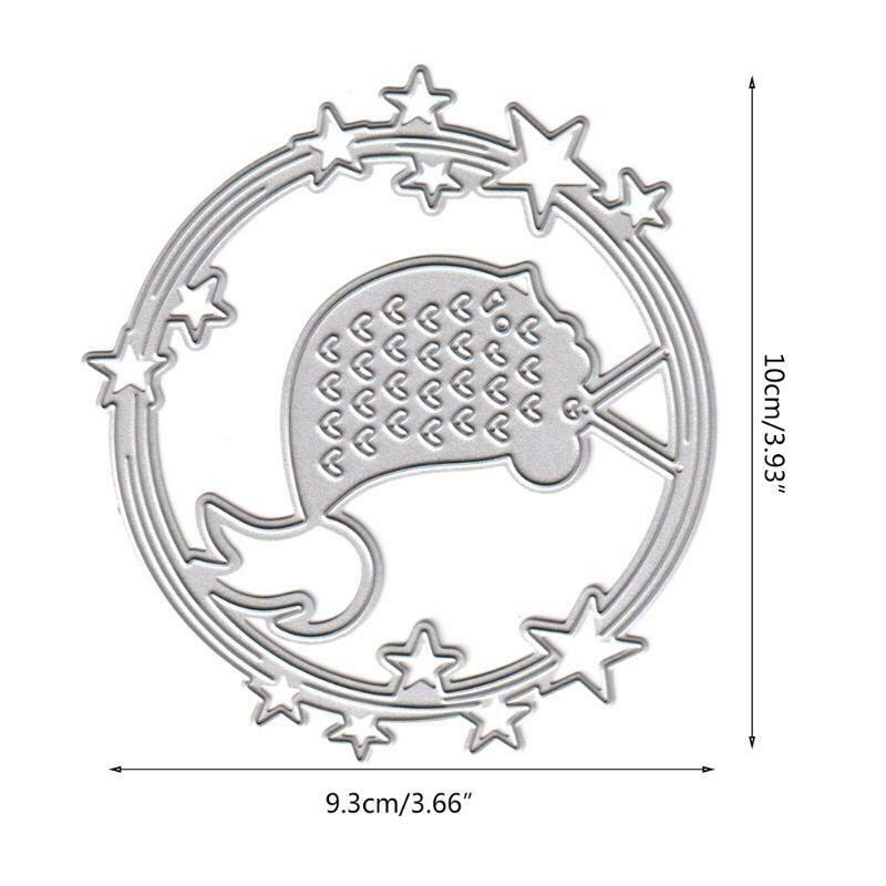 Circle Star Metal Cutting Die Stencil DIY Scrapbooking Album Paper Card Template
