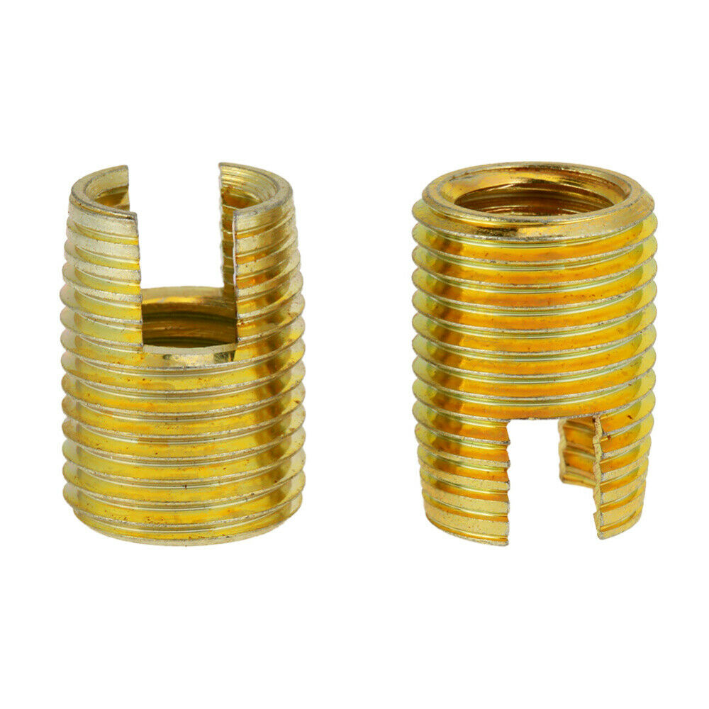 Carbon Steel Self Tapping Thread Insert Sleeve Screw Slotted Thread Inserts