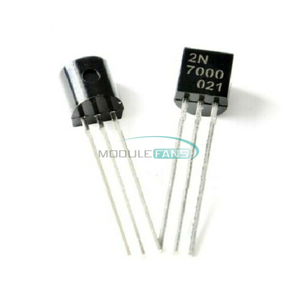 50PCS 2N7000 MOSFET N-CHANNEL 60 Volts 0.2 Amps TO-92