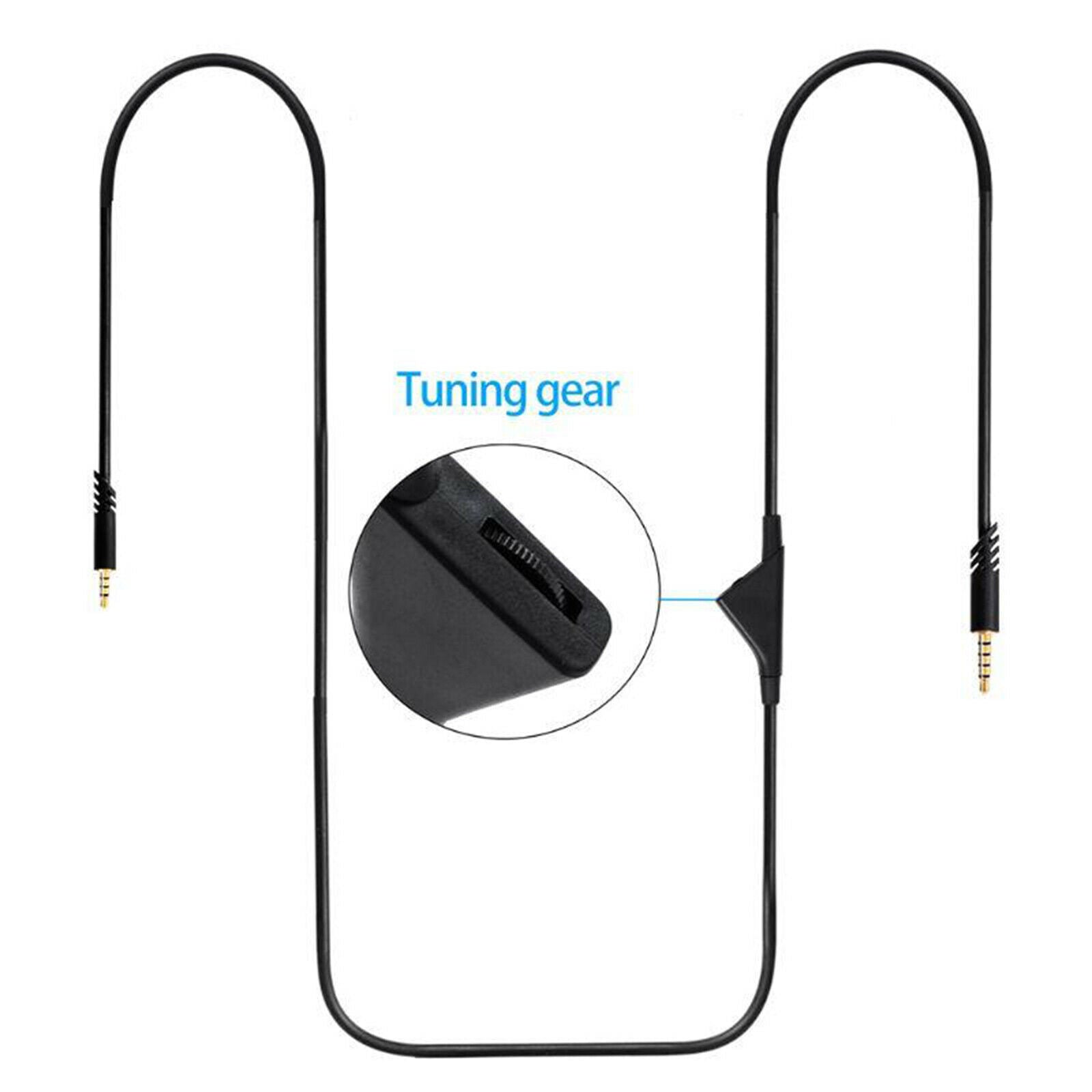 2m Earphone Audio Line Cord Cable Volume Control for Astro A10 A40 Headset