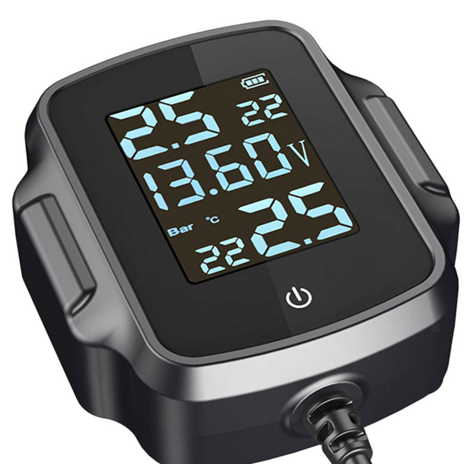 Motorcycle TPMS Tire Pressure Monitoring System Warning Wireless USB Charger
