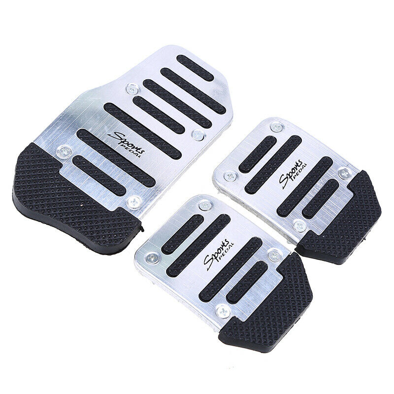 3x Universal Non Slip Manual Gas Brake Foot Pedal Pad Cover Car Accessories