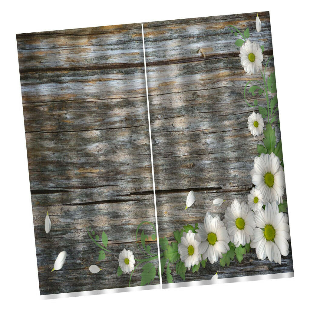 Floral Printing Curtain Panels Drapes Set Home Bedroom Balcony Decor 67"x79"