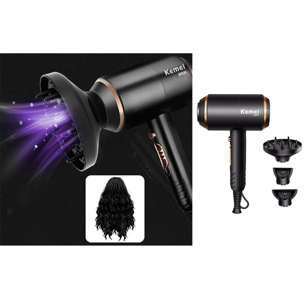 Pro Negative Ionic Hair Dryer with Concentrator Low Radiation for Salon