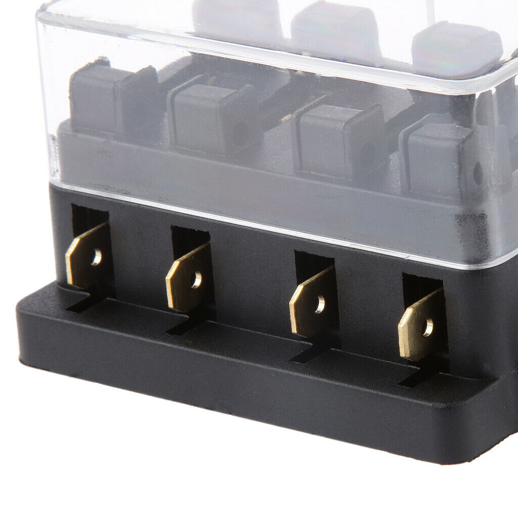 4 Way Car Vechile Circuit Automative  Block 4pcs FUSE & 8 Way Car Fuses