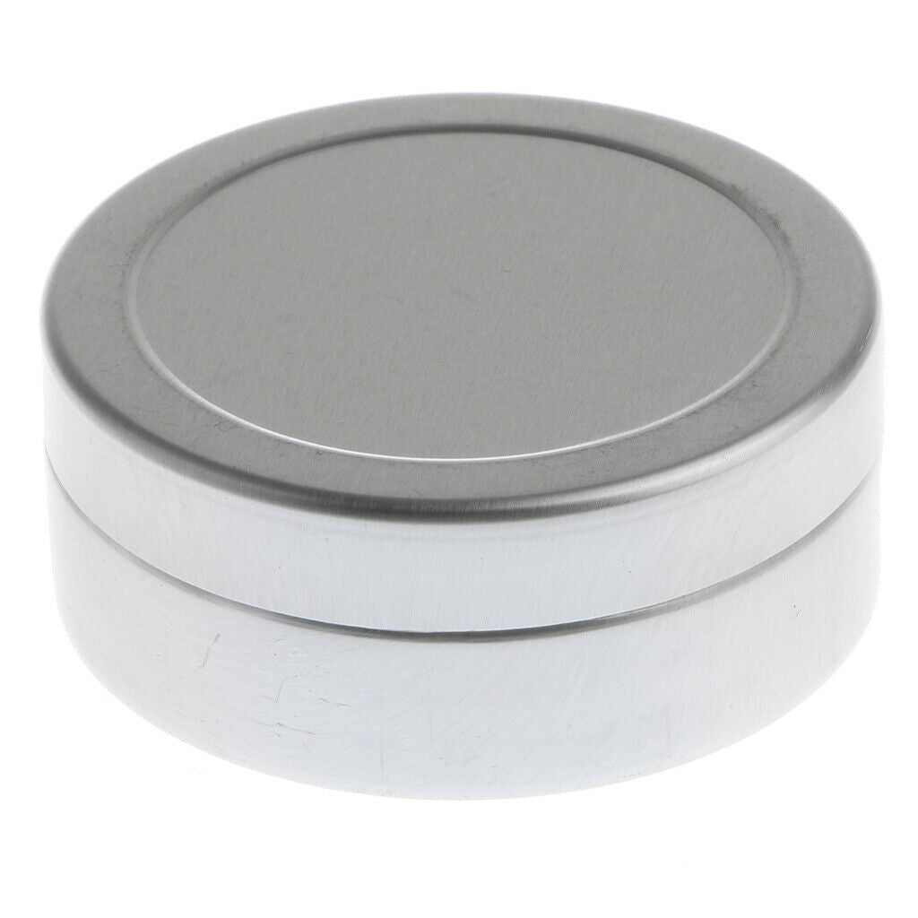 20 Pieces Round Aluminum Cans Screw Lid Metal Tins Jars Pot Empty Sample