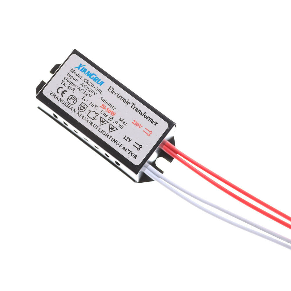 Ac 220V To 12V 20-50W Led Lighting Halogen Lamp Electronic Transformer .l8