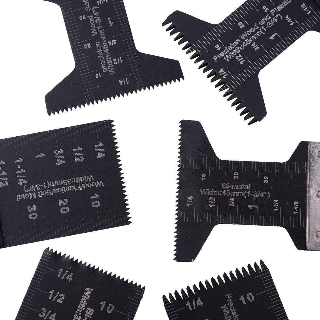 20x Oscillating Multi Tool Saw Blades Wood Metal Cutting Cutter Universal New