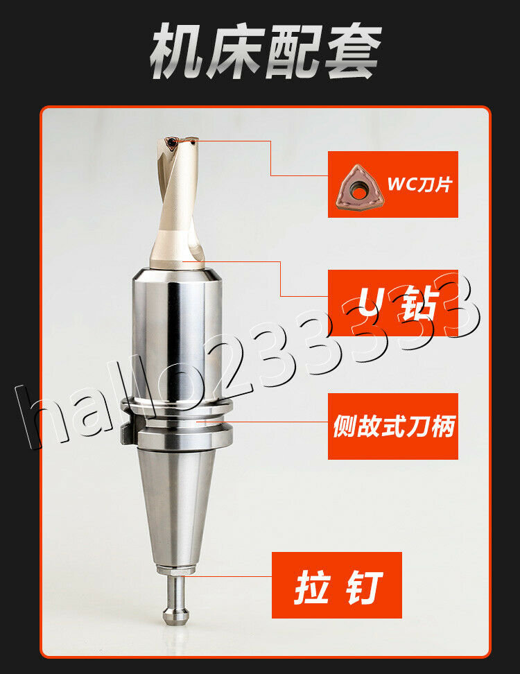 1PCS WPD 175-C25-4D 17.5mm U drill indexable drill For WCMT030208-FN CNC inserts