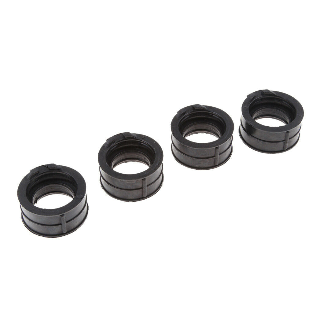 4 Pcs Intake Carburetor Adapter Interface Insulator Glue For Yamaha XJ600